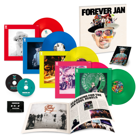 Forever Jan (25 Jahre Jan Delay) by Jan Delay - Ltd. signierte Fanbox + ltd. MC "Forever Jan - The Lost Demos" - shop now at Jan Delay store