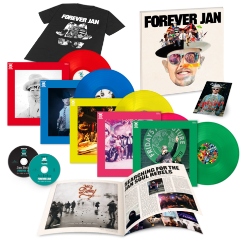 Forever Jan (25 Jahre Jan Delay) von Jan Delay - Ltd. signierte Fanbox + Shirt jetzt im Jan Delay Store