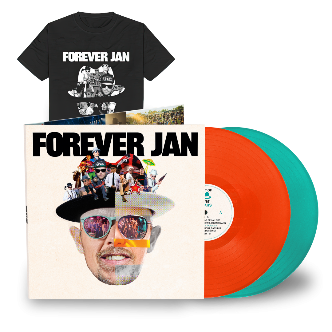 Jan Delay Forever Jan Ltd. 2LP farbig + Shirt 355943